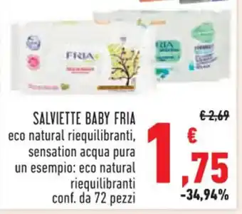 Conad SALVIETTE BABY FRIA offerta