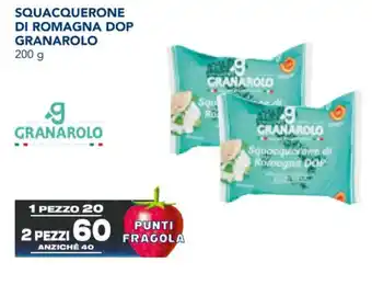 Esselunga SQUACQUERONE DI ROMAGNA DOP GRANAROLO 200 g offerta