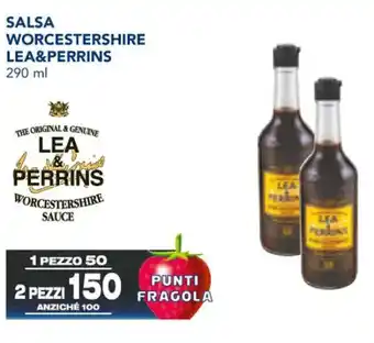 Esselunga SALSA WORCESTERSHIRE LEA&PERRINS 290 ml offerta