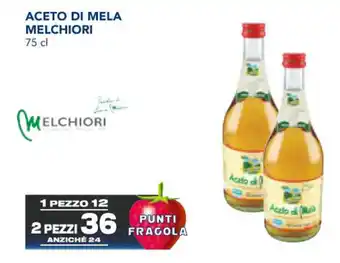 Esselunga ACETO DI MELA MELCHIORI 75 cl offerta