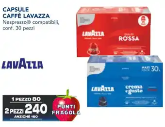 Esselunga CAFFÈ LAVAZZA Nespresso offerta