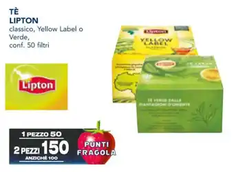 Esselunga TÈ LIPTON offerta