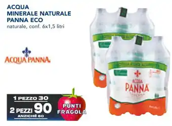 ACQUA MINERALE NATURALE PANNA ECO naturale, conf. 6x1,5 litri