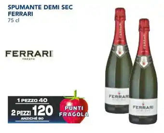 SPUMANTE DEMI SEC FERRARI 75 cl
