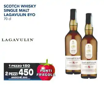 SCOTCH WHISKY SINGLE MALT LAGAVULIN 8YO 70 cl