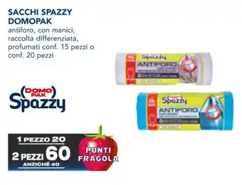Esselunga SACCHI SPAZZY DOMOPAK offerta