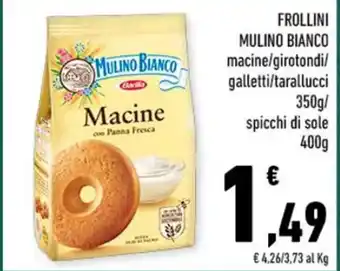 Conad FROLLINI MULINO BIANCO macine 350 g offerta