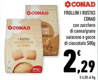 Conad FROLLINI I RUSTICI CONAD 500 g offerta
