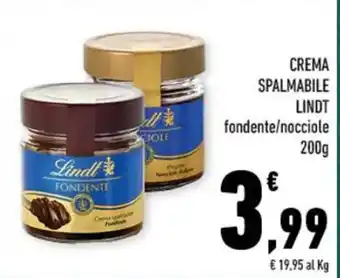 Conad CREMA SPALMABILE LINDT 200 g offerta