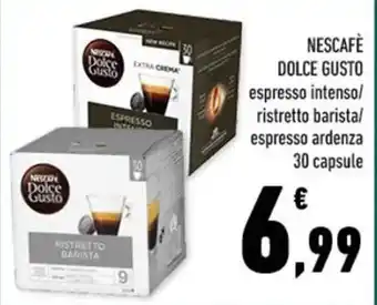 Conad NESCAFÈ DOLCE GUSTO espresso intenso/ ristretto barista offerta