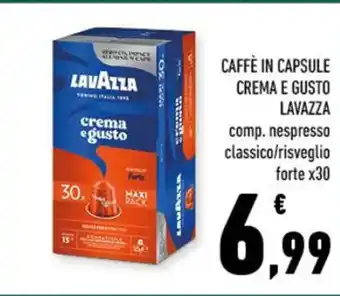 Conad CAFFÈ IN CAPSULE CREMA E GUSTO LAVAZZA offerta