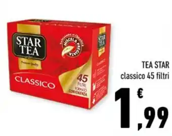 Conad TEA STAR classico 45 filtri offerta