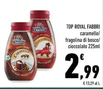 Conad TOP ROYAL FABBRI caramello/ fragolina di bosco/ cioccolato 225ml offerta