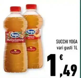 Conad SUCCHI YOGA vari gusti 1L offerta