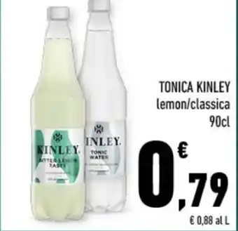 Conad TONICA KINLEY lemon/classica 90 cl offerta