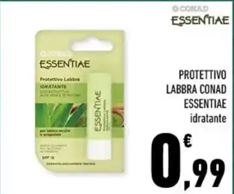 Conad PROTETTIVO LABBRA CONAD ESSENTIAE idratante offerta
