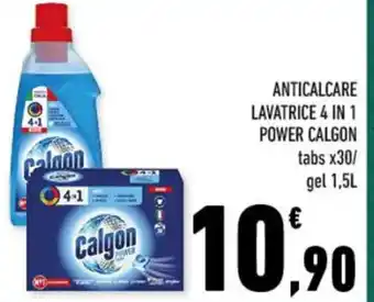 Conad ANTICALCARE LAVATRICE 4 IN 1 POWER CALGON gel 1,5L offerta