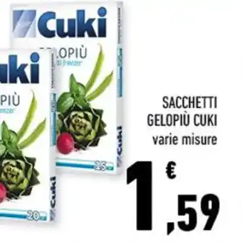 Conad SACCHETTI GELOPIÙ CUKI offerta
