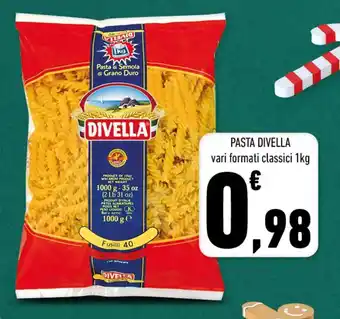 Conad PASTA DIVELLA vari formati classici 1kg offerta
