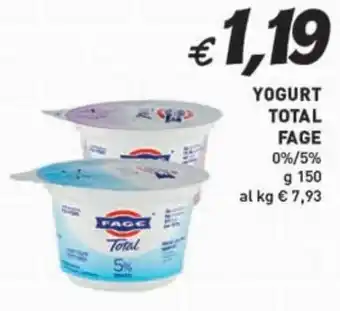 Coal YOGURT TOTAL FAGE g 150 offerta