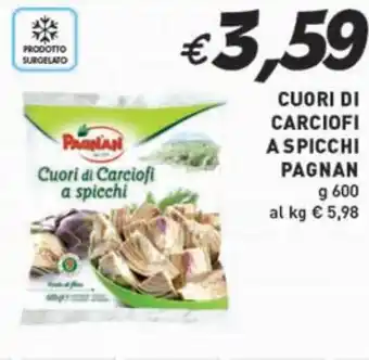 Coal CUORI DI CARCIOFI A SPICCHI PAGNAN g 600 offerta