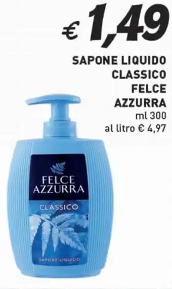 SAPONE LIQUIDO CLASSICO FELCE AZZURRA ml 300