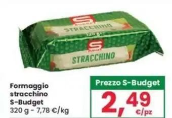Eurospar Formaggio stracchino S-Budget 320 g offerta