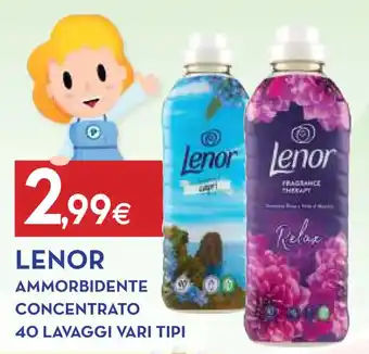 Proshop LENOR AMMORBIDENTE CONCENTRATO 40 LAVAGGI VARI TIPI offerta