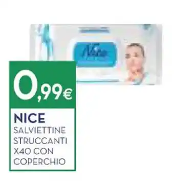 NICE SALVIETTINE STRUCCANTI X40 CON COPERCHIO