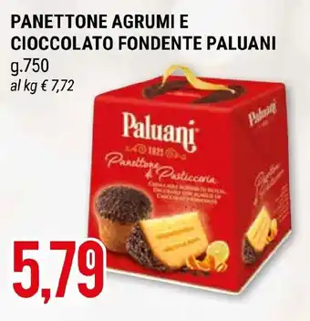 Hardis PANETTONE AGRUMI E CIOCCOLATO FONDENTE PALUANI g.750 offerta
