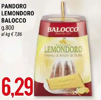 Hardis PANDORO LEMONDORO BALOCCO g.800 offerta