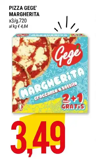 Hardis PIZZA GEGE' MARGHERITA x3/g.720 offerta