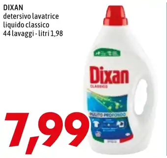 DIXAN detersivo lavatrice liquido classico 44 lavaggi-litri 1,98