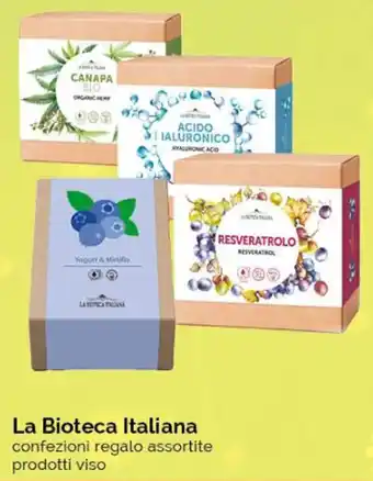 Acqua & Sapone La Bioteca Italiana confezioni regalo assortite prodotti viso offerta