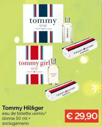 Acqua & Sapone Tommy Hilfiger eau de toilette uomo/ donna 50 ml + asciugamano offerta