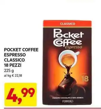 POCKET COFFEE ESPRESSO CLASSICO 225 g