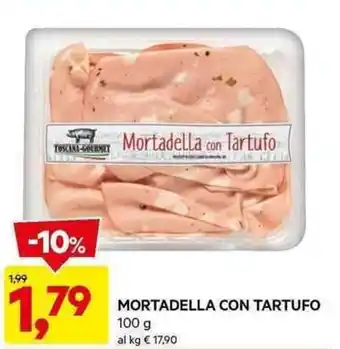 DPiù MORTADELLA CON TARTUFO 100 g offerta