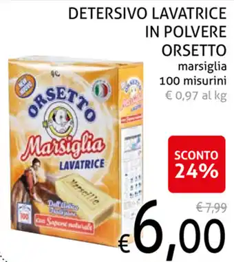Ecu Discount Orsetto Detersivo Lavatrice in Polvere Marsiglia offerta