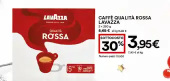 Coop CAFFÈ QUALITÀ ROSSA LAVAZZA 2x250 g offerta