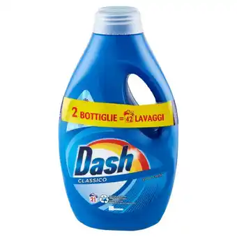 Coop DETERSIVO LIQUIDO PER LAVATRICE DASH 2 x 21 lavaggi, 2,1 lt offerta
