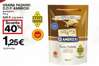 Coop GRANA PADANO D.O.P. AMBROSI grattugiato offerta