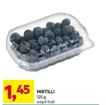 DPiù MIRTILLI 125 g offerta