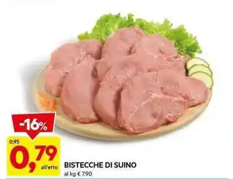 DPiù BISTECCHE DI SUINO offerta