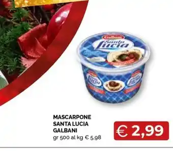 Mercatò Local MASCARPONE SANTA LUCIA GALBANI offerta