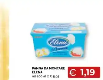 Mercatò Local PANNA DA MONTARE ELENA offerta