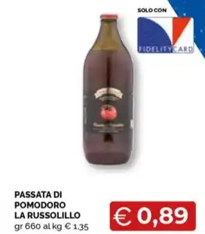 PASSATA DI POMODORO LA RUSSOLILLO gr 660