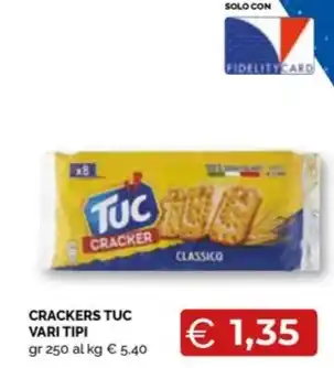 Mercatò Local CRACKERS TUC VARI TIPI offerta