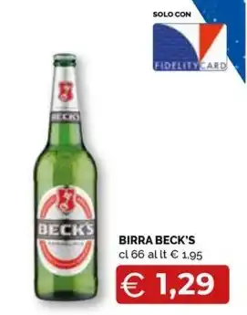 Mercatò Local BIRRA BECK'S cl 66 offerta