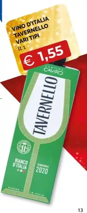 VINO D'ITALIA TAVERNELLO VARI TIPI It 1