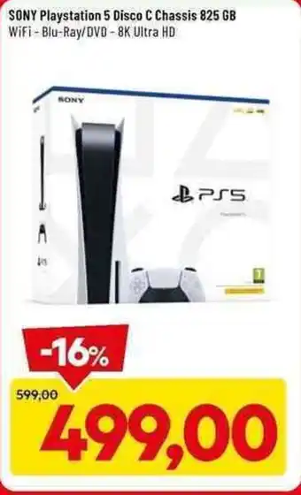 SONY Playstation 5 Disco C Chassis 825 GB
